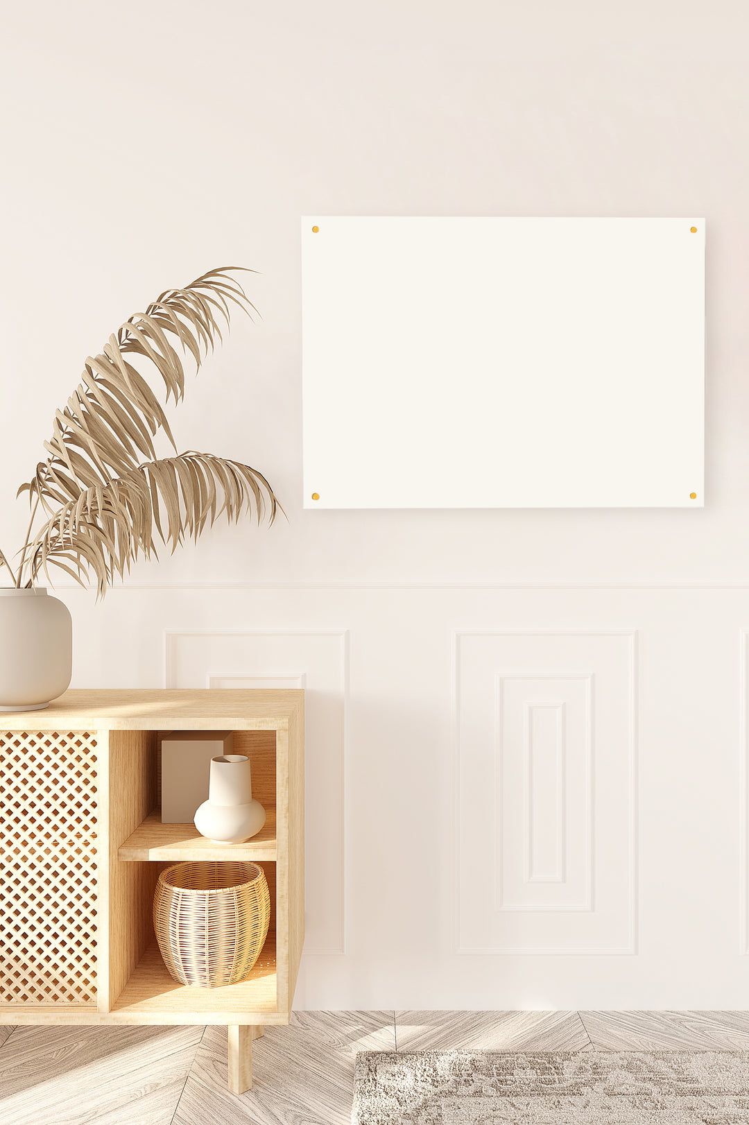 White Acrylic Dry-Erase Board