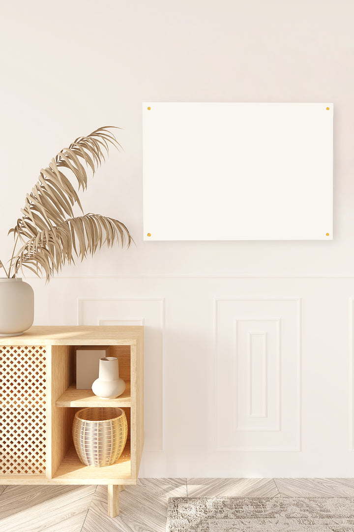 White Acrylic Dry-Erase Board