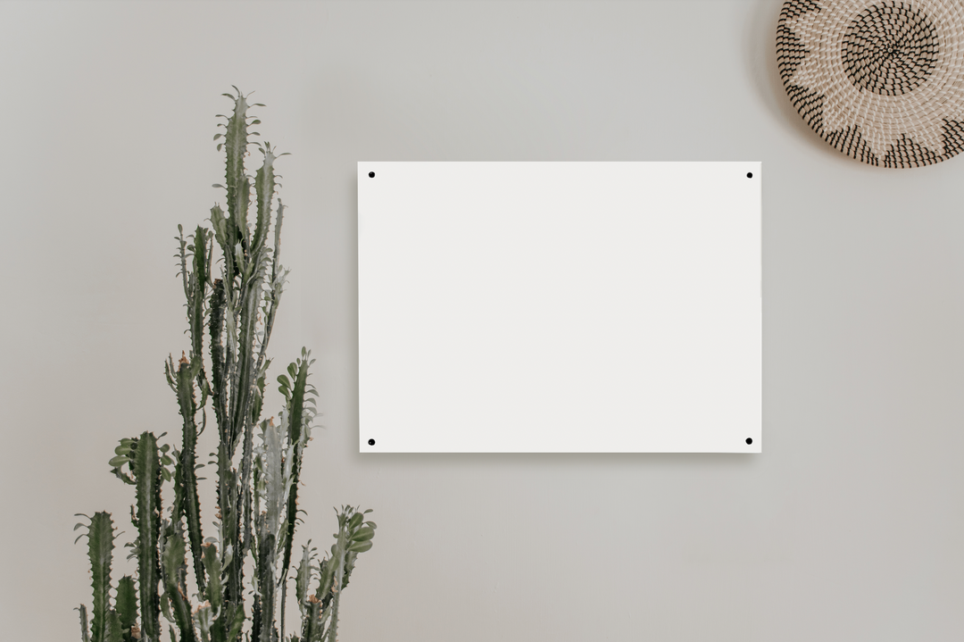 White Acrylic Dry-Erase Board