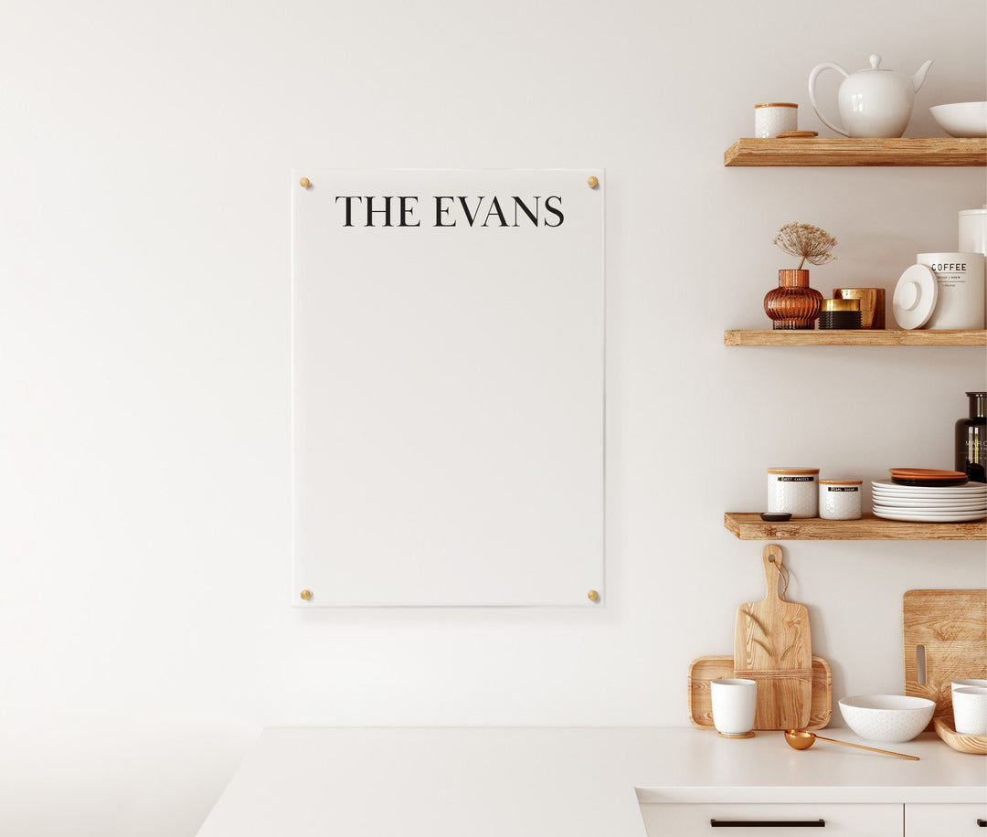 Wet-Erase Board with Personalized Text