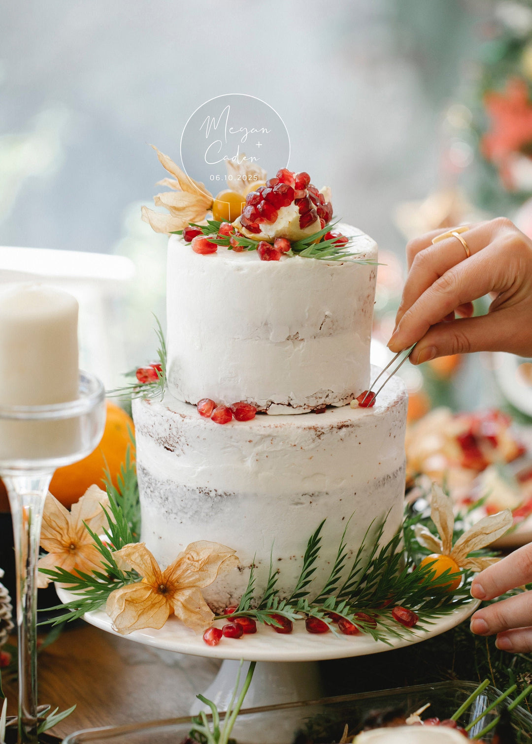 Circle Cake Topper