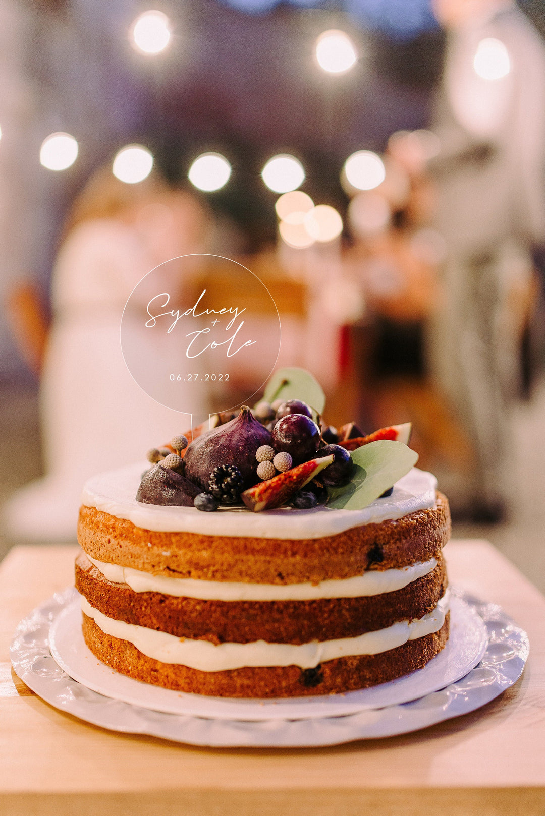 Circle Cake Topper