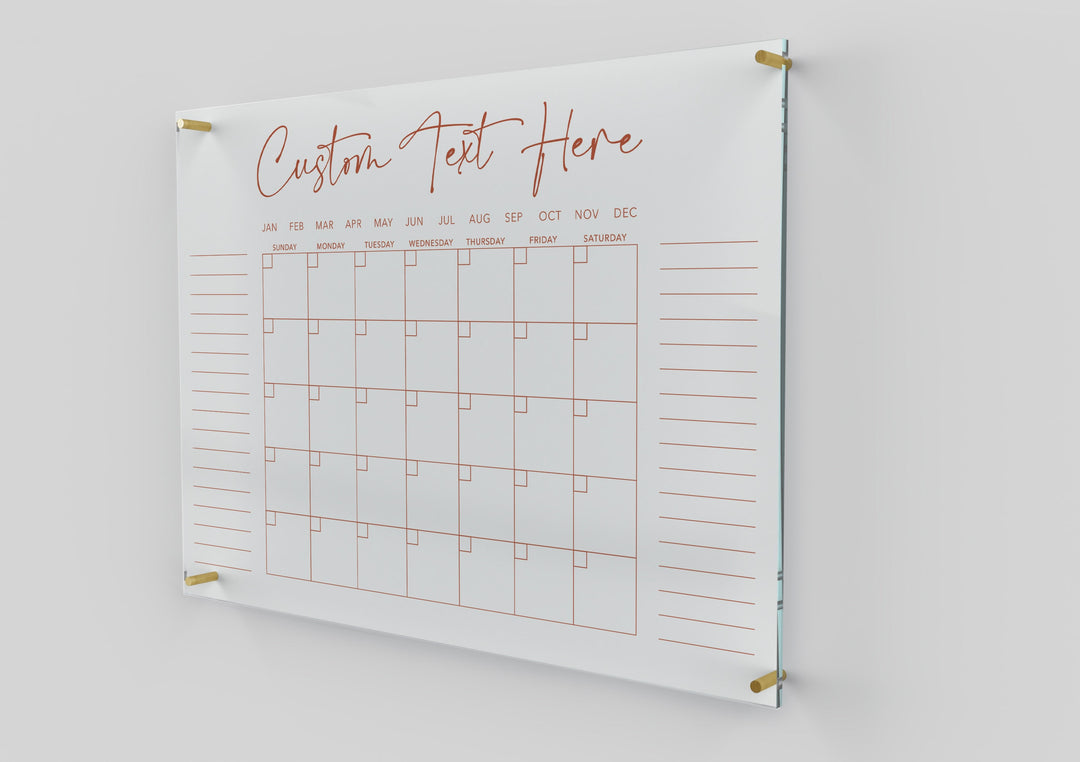 Color Print Calendar & To-do list