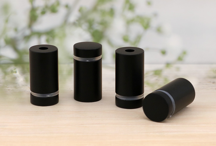 Matte Black Standoffs Hardware - Set of 4