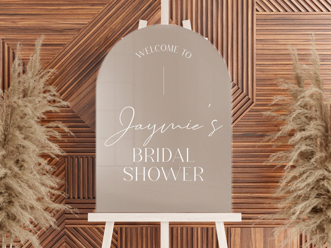 Bridal Shower Arch Welcome Sign