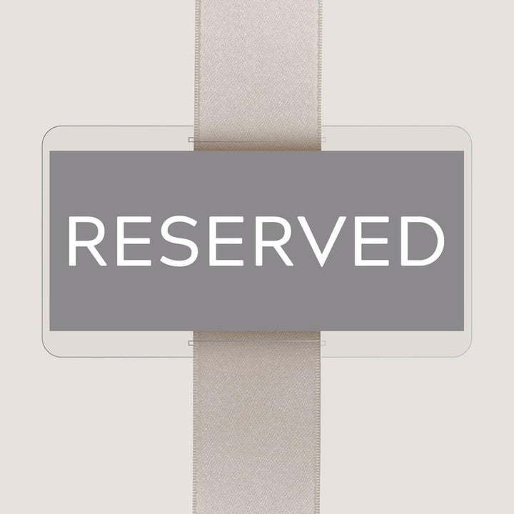Rectangle Reserved Seat Sign