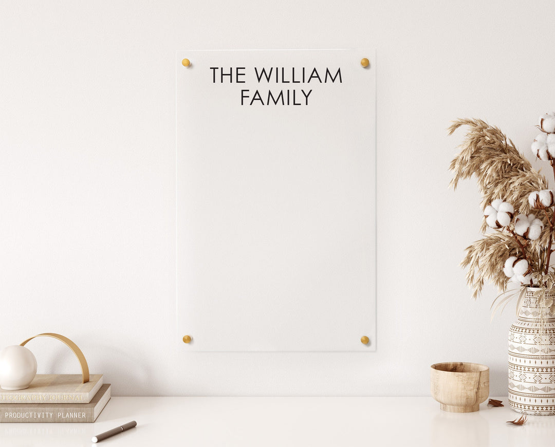 Wet-Erase Board with Personalized Text