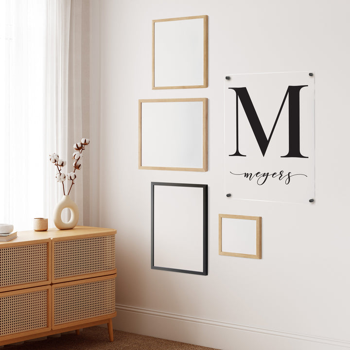 Family Last Name Initial Wall Decor